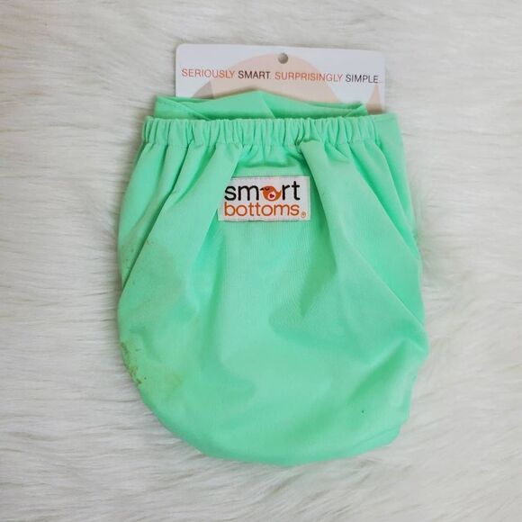 SMART BOTTOMS OS Mint green all in one dream diaper - Picture 2 of 6